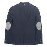Mens Blazer Jacket Blue L