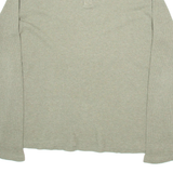 POLO RALPH LAUREN Mens Jumper Green Collared Waffle Knit XL