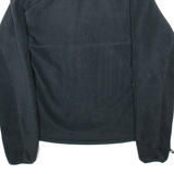 NIKE Mens Fleece Black 1/2 Zip Tight Knit XS