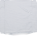 JOULES Womens Patterned Jumper White Striped Tight Knit UK 14