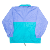 AQUA GUARD Mens Rain Jacket Blue Hooded 2XL