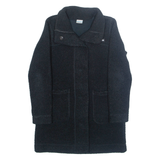COLUMBIA Womens Overcoat Jacket Black M