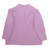 Womens Blazer Jacket Purple L