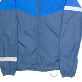 NIKE RUNNING Mens Windbreaker Jacket Blue Colourblock M