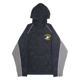 CHAMPION Andrew T-Bolts Mens Anorak Jacket Black USA Hooded Colourblock M