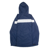 ADIDAS Spokane Indians Mens Rain Jacket Blue USA Hooded L