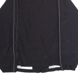 REEBOK Mens Windbreaker Jacket Black 90s L