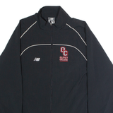 NEW BALANCE Olivet College Football Mens Windbreaker Jacket Black USA L