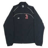 NEW BALANCE Olivet College Football Mens Windbreaker Jacket Black USA L