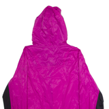 FILA Womens Windbreaker Jacket Pink Hooded Colourblock XL