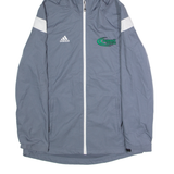 ADIDAS Summit Track And Field Mens Rain Jacket Grey Hooded M