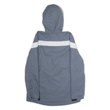 ADIDAS Summit Track And Field Mens Rain Jacket Grey Hooded M