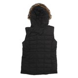 THE NORTH FACE Womens Puffer Gilet Black Hooded S
