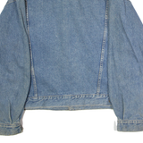 EDDIE BAUER Mens Denim Jacket Blue 90s 2XL