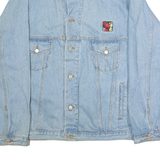 KINGSTON Mens Denim Jacket Blue 90s XL