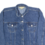ROEBUCK AND CO Womens Denim Jacket Blue L
