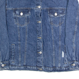 ROEBUCK AND CO Womens Denim Jacket Blue L