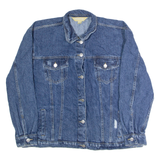 ROEBUCK AND CO Womens Denim Jacket Blue L