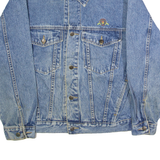 JIVE Mens Denim Jacket Blue 90s M