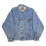 JIVE Mens Denim Jacket Blue 90s M