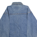 JIVE Mens Denim Jacket Blue 90s M