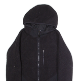 FILA Womens Fleece Jacket Black Hooded XS
