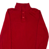 RALPH LAUREN POLO JEANS COMPANY Mens Jumper Red Button Neck Tight Knit S