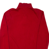 RALPH LAUREN POLO JEANS COMPANY Mens Jumper Red Button Neck Tight Knit S