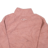 CHAMPION Womens Fleece Pink 1/4 Zip S