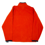CHAPS Mens Fleece Orange 1/4 Zip XL