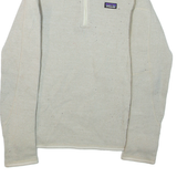 PATAGONIA Womens Fleece Grey 1/4 Zip XS