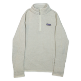 PATAGONIA Womens Fleece Grey 1/4 Zip XS