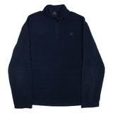 STARTER Mens Jumper Blue 1/4 Zip L