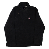 LEVI'S Womens Fleece Black 1/4 Zip XL