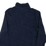 NAUTICA Mens Jumper Blue 1/4 Zip Tight Knit M