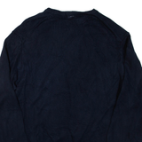NAUTICA Mens Jumper Blue Tight Knit M