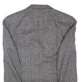 Mens Blazer Jacket Grey Wool L
