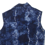 CLOCKHOUSE Womens Gilet Blue Floral L