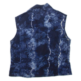 CLOCKHOUSE Womens Gilet Blue Floral L