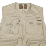 UNIVERS Utility Mens Gilet Beige XL