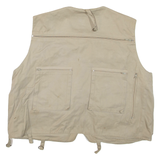 UNIVERS Utility Mens Gilet Beige XL