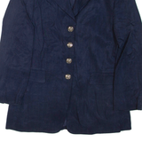 Womens Blazer Jacket Blue L