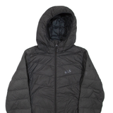 JACK WOLFSKIN Womens Puffer Jacket Grey Hooded UK 12