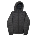 JACK WOLFSKIN Womens Puffer Jacket Grey Hooded UK 12