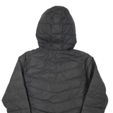JACK WOLFSKIN Womens Puffer Jacket Grey Hooded UK 12