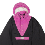 MAMMUT Womens Anorak Jacket Black Hooded Colourblock XL