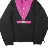 MAMMUT Womens Anorak Jacket Black Hooded Colourblock XL