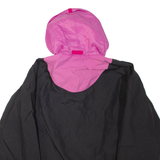 MAMMUT Womens Anorak Jacket Black Hooded Colourblock XL