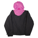 MAMMUT Womens Anorak Jacket Black Hooded Colourblock XL