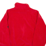 QUECHUA Mens Fleece Jacket Red L